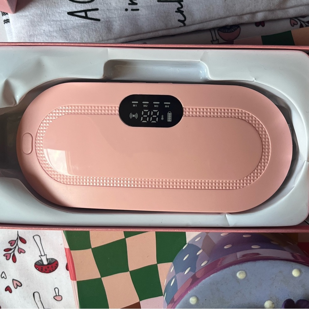 Heating pad for period pain. From the TikTok shop. Never used.